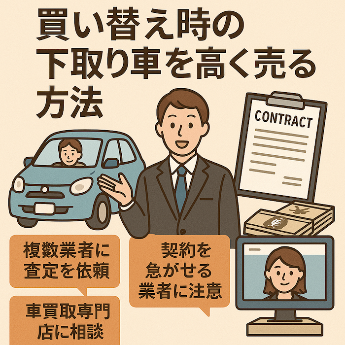 新車購入前に！古い車を高く手放すコツ