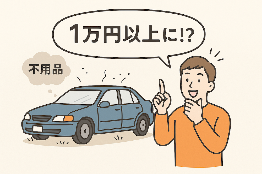 “ただの不用品”が1万円以上に!?放置車両の賢い売り方