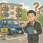 アパートに放置された車、どうやって撤去する?